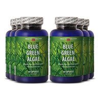 Blue algae supplement - BLUE GREEN ALGAE - prevent candida overgrowth (6 bottles)