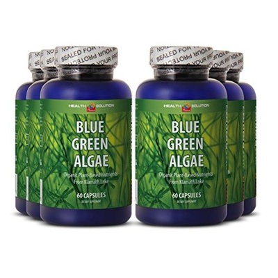 Blue algae supplement - BLUE GREEN ALGAE - prevent candida overgrowth (6 bottles)