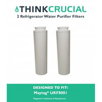 Crucial Air 2 Maytag UKF8001 Refrigerator Water Purifier Filters Fit Maytag UKF800 & UKF-8001P