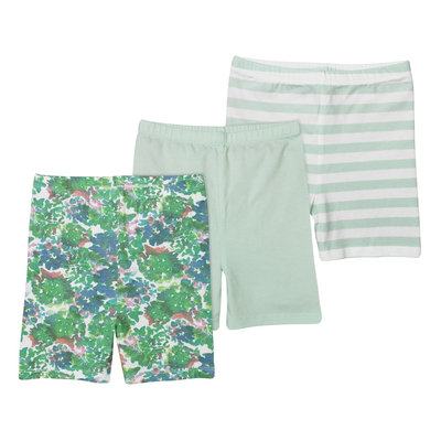 Burt`s Bees Girls 4-6x Burt's Bees Baby 3-pk. Organic Bike Shorts Set, Girl's, Size: 4, Ovrfl Oth