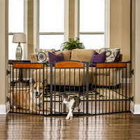 Carlson Pet Design Paw Extra Tall Expandable Pet Gate