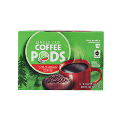 Colombian Fair Trade Single Serve Coffee Pods