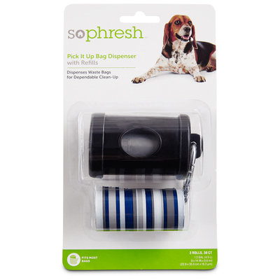 Petco So Phresh Pick It Up Black Dog Bag Dispenser with Refill, 30 count