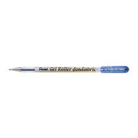 Pentel 319222 Gel Roller Fabric Pens 1.0mmBlue