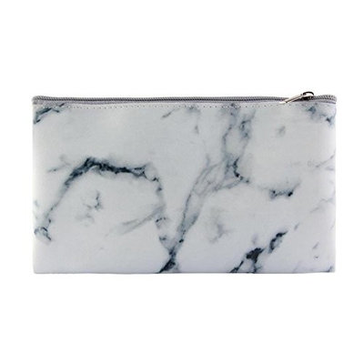 Jocestyle Zipper Marbling Makeup Brush Storage Bag Cosmetic Handbag Beauty Tool Pouch