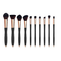 Makeup Brush Set,Professional 10 Pieces, Soft Toothbrush BB Cream Foundation Contour Powder Conceler Eyeliner Brush
