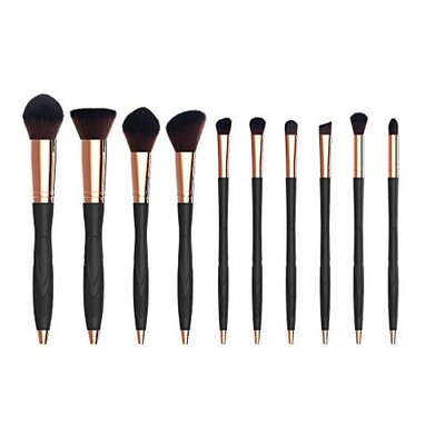 Makeup Brush Set,Professional 10 Pieces, Soft Toothbrush BB Cream Foundation Contour Powder Conceler Eyeliner Brush