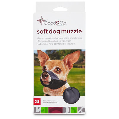 Good2Go Nylon & Mesh Dog Muzzle, X-Small
