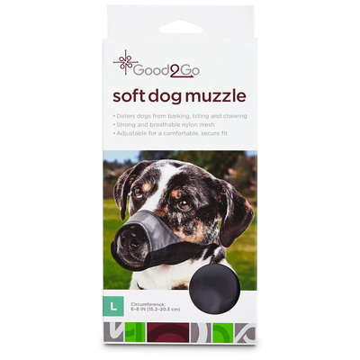 Good2Go Nylon & Mesh Dog Muzzle, Large