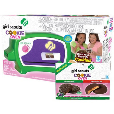 Wicked Cool Toys Girl Scouts Deluxe Cookie Oven with Thin Mint and Chocolate Peanut Butter Deluxe Refill Kit