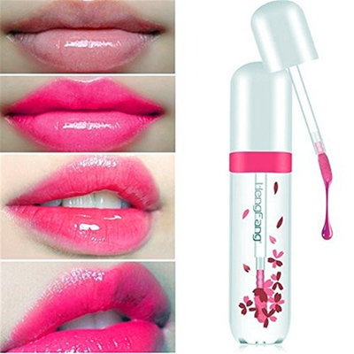 SUNNYM Lips Make Up Waterproof Long Lasting Lip Gloss Tint Change Color Baby Lips Transparent Flower Jelly Lipstick Makeup