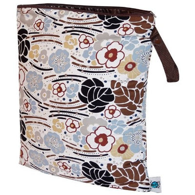 Planet Wise Wet Diaper Bag, Black, Small