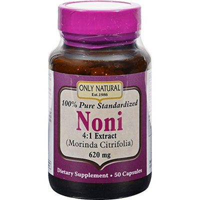 Only Natural Noni 100% Standard - 620 mg - 50 Caps