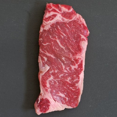 Australian Wagyu Beef NY Strip Steak, Center Cut, MS5 - 12 steaks, 10 oz ea