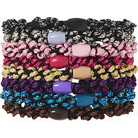 Pink Pewter Bright Pony Elastics