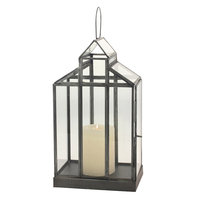 Glass Barn Terrarium Container, Clear