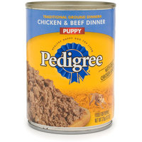 Pedigree® Traditional Ground Dinner Chicken & Beef Canned Puppy Food