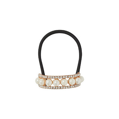 Elle Rose Gold Pearl Pony Cuff
