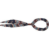Scunci Adjustable Print Styled Head Wrap and Scarf