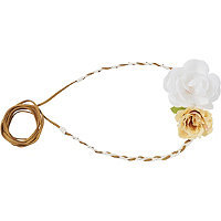 Scunci Combination 3D Flower and Suede Choker Head Wrap