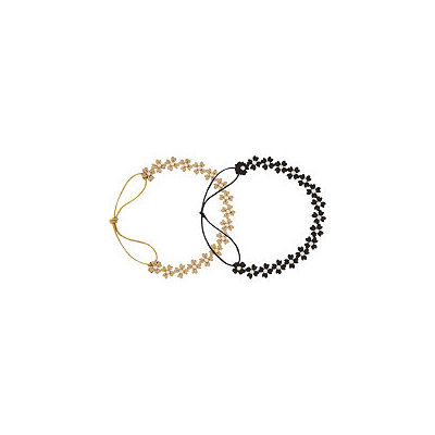 Scunci Dual Suede Flower Head Wrap