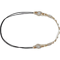 Pink Pewter Silver Circle Head Wrap