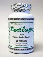 Mineral Complex w/D & Ipriflavone 90 tabs by Montiff