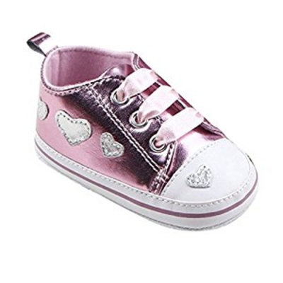 For 0-18 Mnoths Girls Boys,Clode® Cute Infant Girl Soft Sole Crib Shoes Lace Up Non slip Sneaker