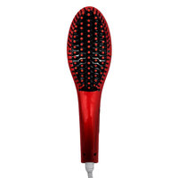 Esplee Hot N' Straight Ceramic Straightening Brush, Red