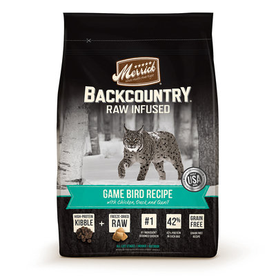 Merrick Backcountry Game Bird Recipe Dry Cat Food, 3 lb.