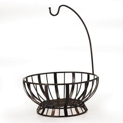 Mikasa Stripe Fruit Basket With Banana Hook