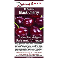 Black Cherry Traditional Barrel Aged 18 Years Italian Balsamic Vinegar 100% All Natural 750ml (25oz)