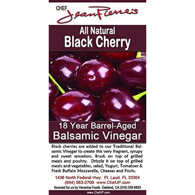 Black Cherry Traditional Barrel Aged 18 Years Italian Balsamic Vinegar 100% All Natural 750ml (25oz)