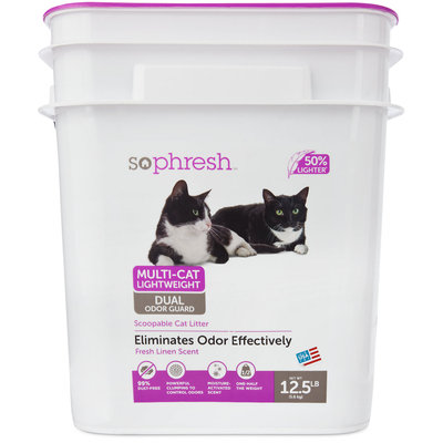 So Phresh Multi-Cat Lightweight Dual Odor Guard Litter, 12.5 LB