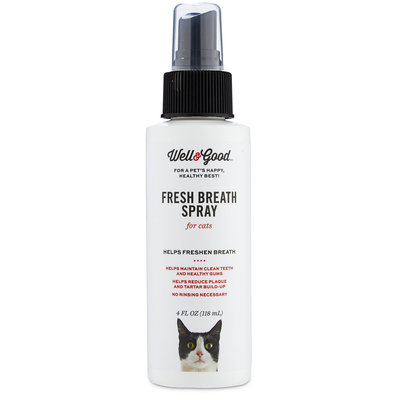 Well & Good Fresh Breath Spray for Cats, 4 fl. oz.