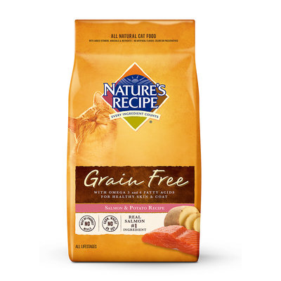 Nature's Recipe Grain-Free Salmon & Potato Adult Cat Food