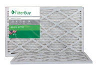 AFB Silver MERV 8 12x25x1 Pleated AC Furnace Air Filter. Filters. 100% produced in the USA. (Pack of 2)