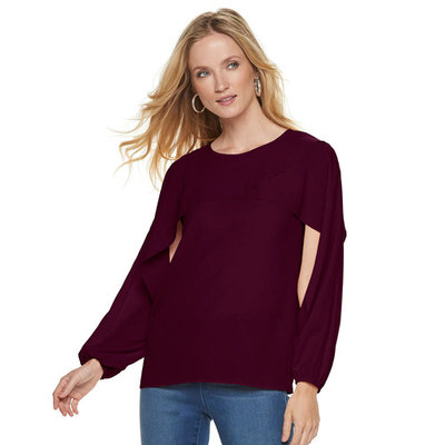 Women's Juicy Couture Layered Crepe Top