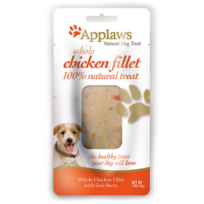 Applaws Whole Chicken Fillet with Goji Berry Dog Treat, 1.05 oz
