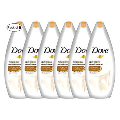 Dove Silk Glow Nourishing Body Wash(500ml) (Pack of 6)