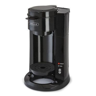 Bella Dual Brew Single-Serve Coffee Maker, Black