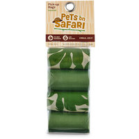 So Phresh Pets on Safari Green Print Pick Up Bags, 120 count