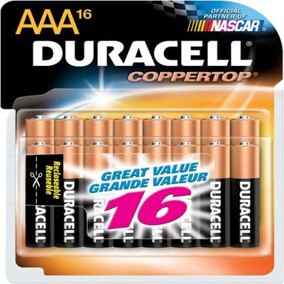 Duracell Coppertop AAA Alkaline Batteries, 16 Count