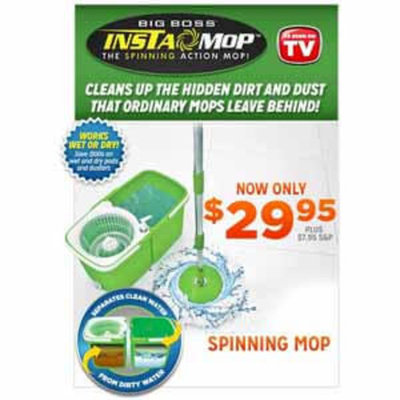 Big Boss Insta Mop - The Spinning Action Mop