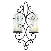 Adeco Glass Sconce