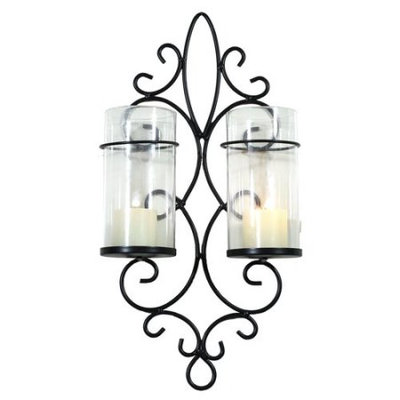 Adeco Glass Sconce