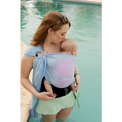 Beachfront Baby Sling – Versatile Water & Warm Weather Ring Sling Baby Carrier | Made in USA with Safety Tested Fabric & Aluminum Rings | Lightweight, Quick Dry & Breathable