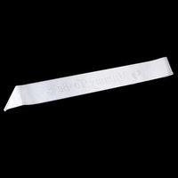 StaiBC Mummy To Be Sash Satin Baby Shower Party Favour White
