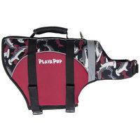 Playapup Pet Reef Red Flotation Device - Reef Red - Medium