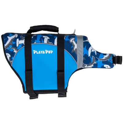 Playapup Pet Surf Blue Flotation Device - Surf Blue - Medium
